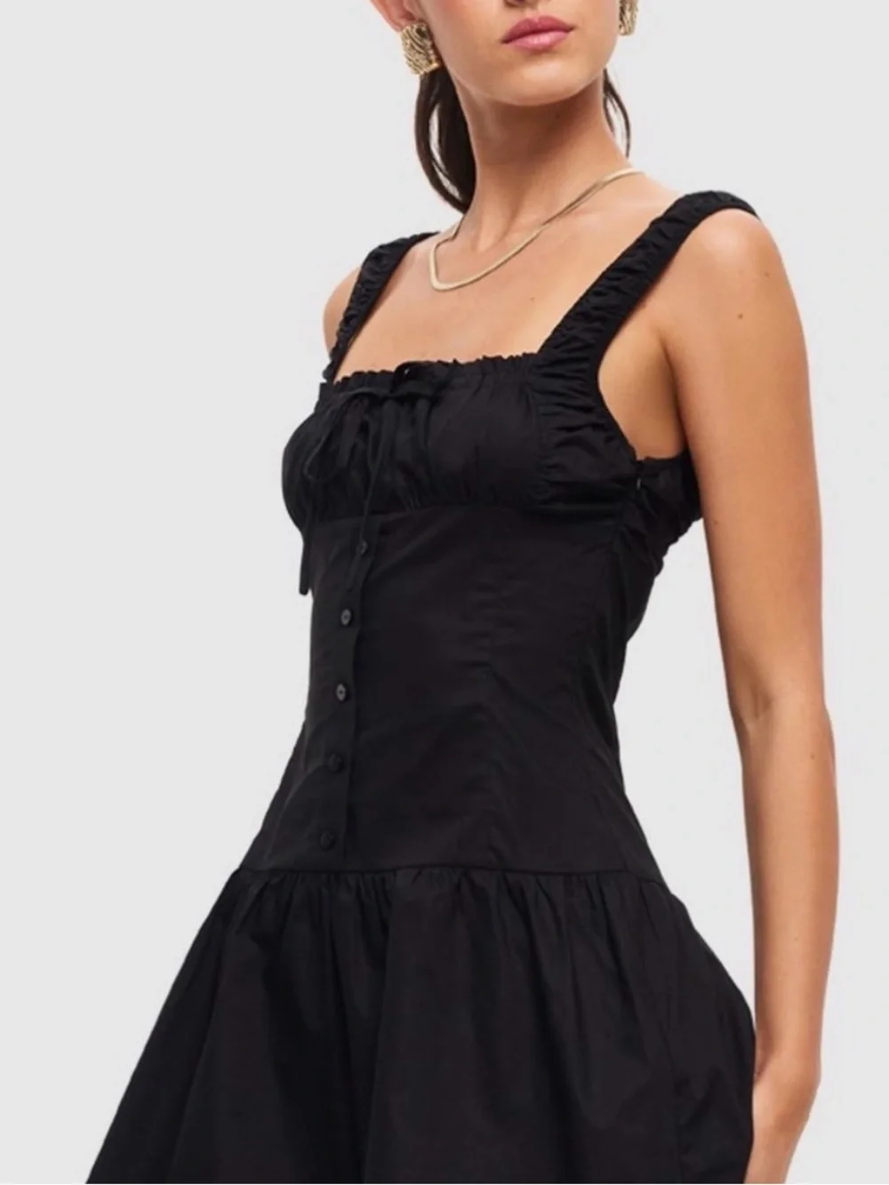 Lioness Heart Shaped Mini Dress | onyx A5 - Picture 2 of 7